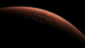 На Марсі зняли накритий водяним льодом кратер