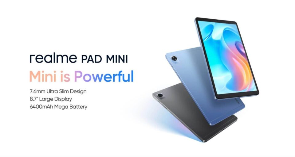 Стали відомі технічні характеристики Realme Pad Mini