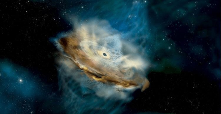 Вчені знайшли незвичайну чорну діру: вона світиться і перевертається (відео)