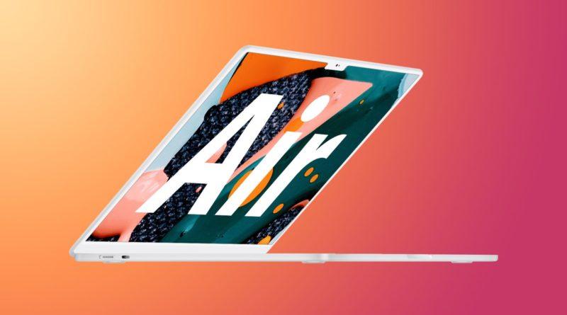 Оновлений MacBook Air від Apple може бути представлений на заході WWDC 2022
