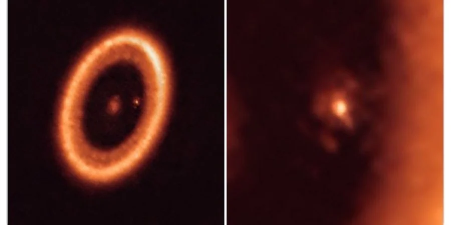Астрономи опублікували фото народження далекої планети та її супутників