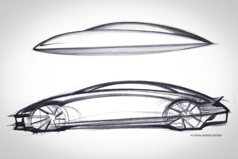 Hyundai натякнув на незвичайну форму кузова Ioniq 6