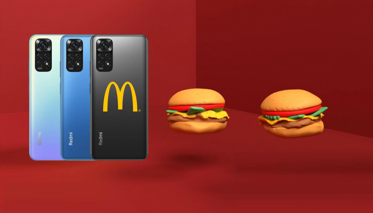 Xiaomi співпрацює з McDonald's. Безкоштовний бургер для покупців Redmi Note 11
