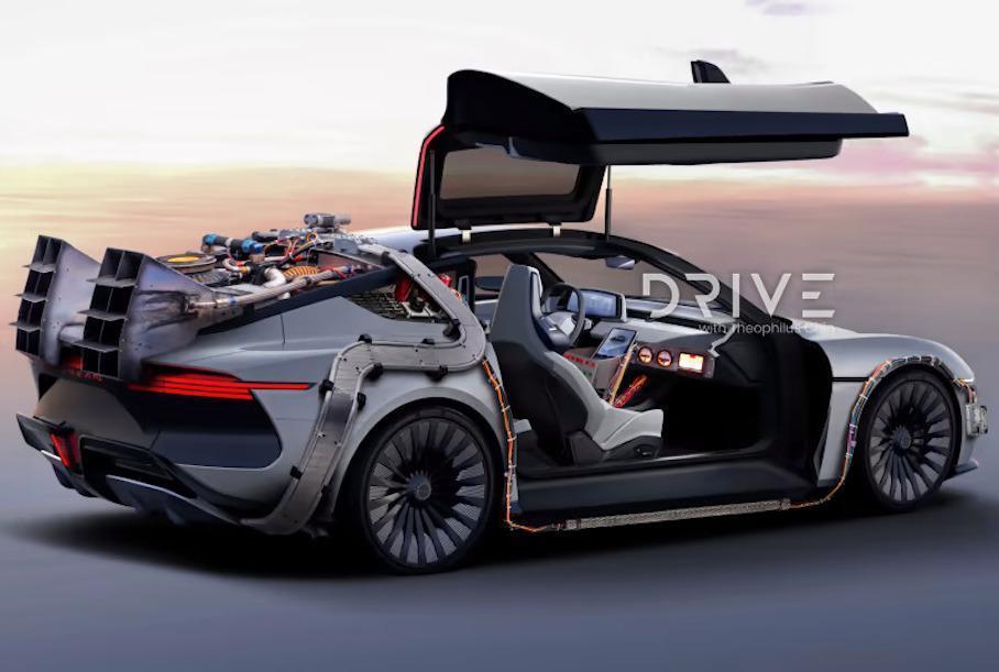Новий DeLorean перетворили на автомобіль з «Назад у майбутнє»