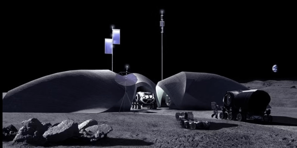 NASA показало, який вигляд матиме база на Місяці: її надрукують на 3D-принтері
