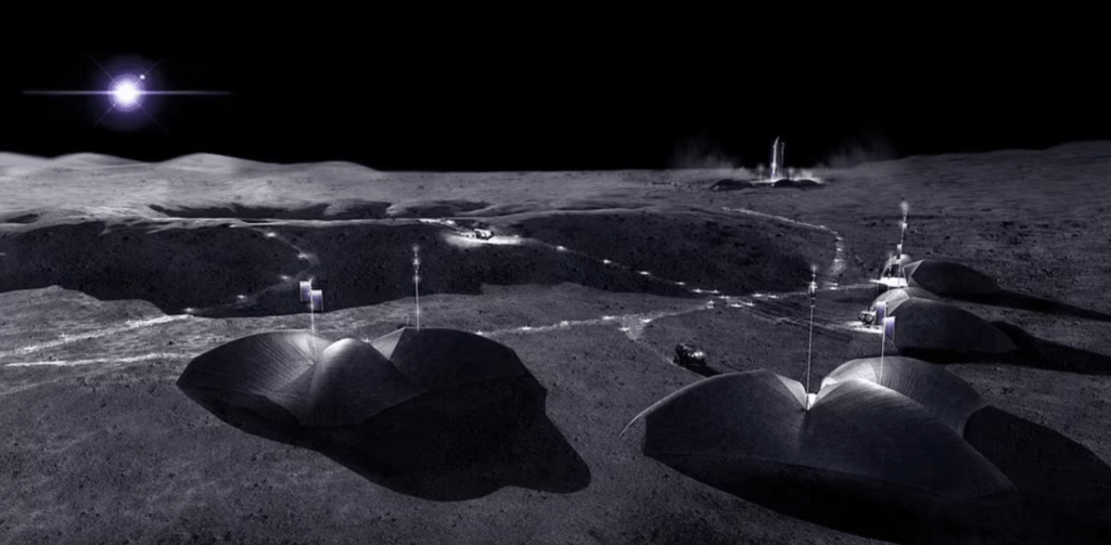 NASA показало, який вигляд матиме база на Місяці: її надрукують на 3D-принтері
