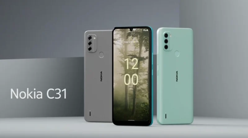 Nokia представила новий смартфон C31