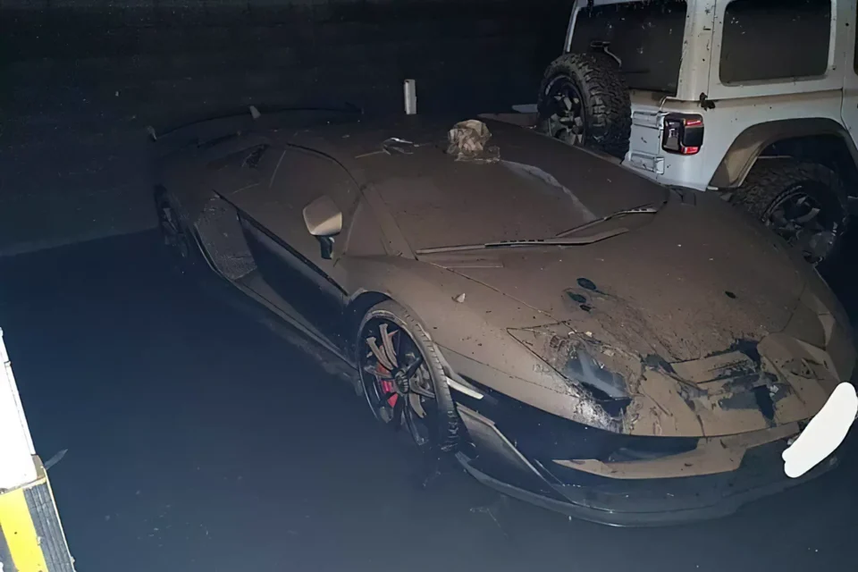 Суперкари Lamborghini та McLaren знищені потопом у Сеулі