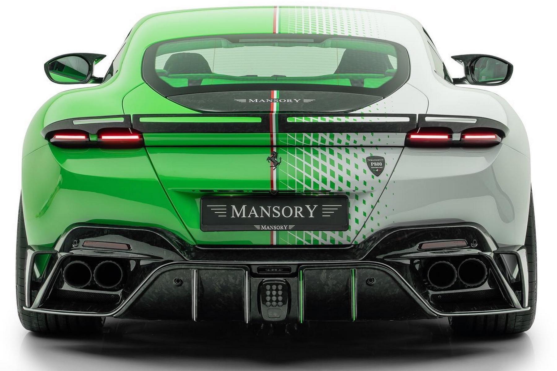 Mansory зробила дуже зелену Ferrari Roma