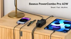 Випущено портативний подовжувач живлення Baseus PowerCombo Pro 40 Вт GaN із захистом від перенапруги