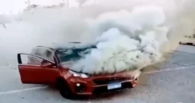 Відео: Kia Sportage згорів вщент за лічені хвилини