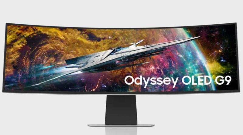 Samsung анонсував вигнутий монітор Odyssey OLED G9 із частотою кадрів 240 Гц