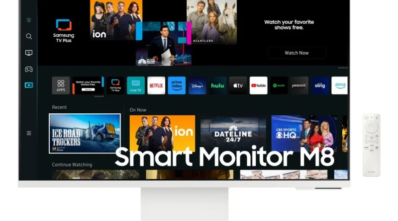 Анонсований Samsung Smart Monitor M8 з 27-дюймовою панеллю 2K, підтримкою веб-камери та миші 2K