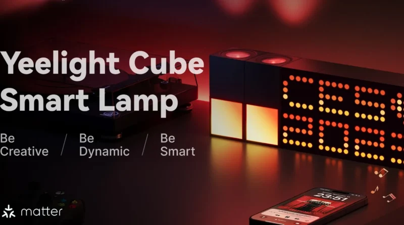 Розумна лампа Yeelight Cube з HomeKit, підтримкою Matter, представлена ​​на CES 2023