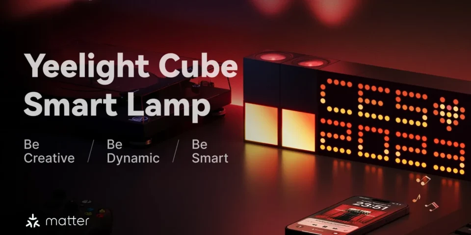 Розумна лампа Yeelight Cube з HomeKit, підтримкою Matter, представлена ​​на CES 2023