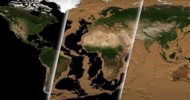 Подивіться, як буде виглядати Земля зовсім без океанів