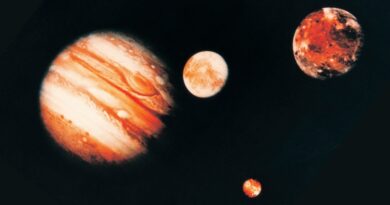 Усі найбільші супутники Юпітера мають полярні сяйва, які світяться темно-червоним і в 15 разів яскравіше, ніж наші