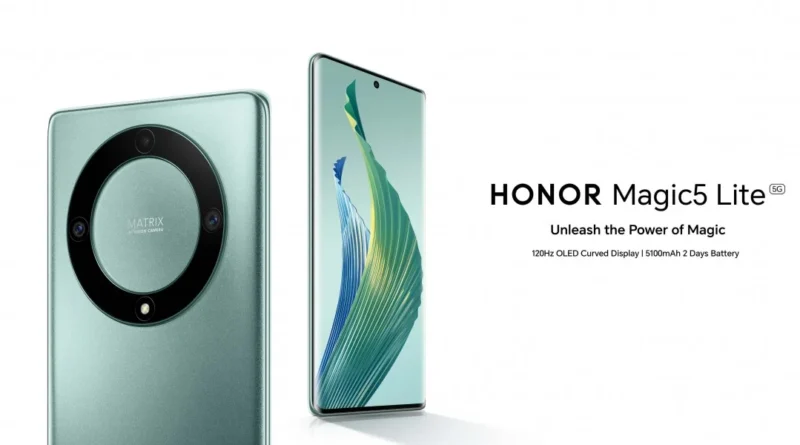 Honor Magic 5 Lite анонсований на MWC 2023 із SD 695 і OLED-дисплеєм
