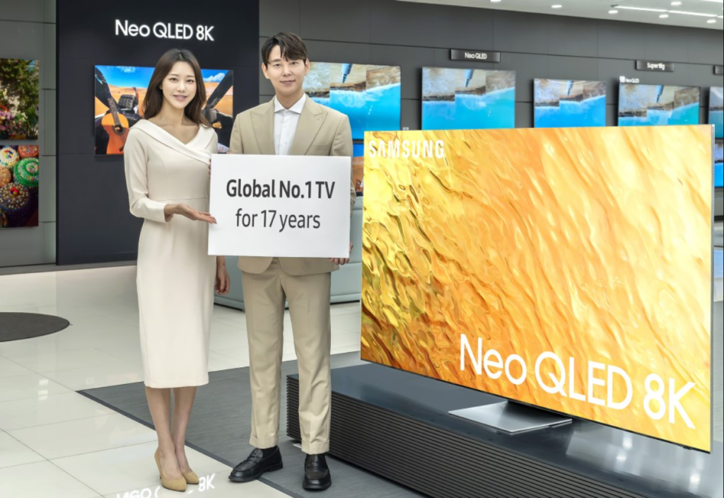Samsung лідирує на світовому ринку телевізорів 17 років поспіль