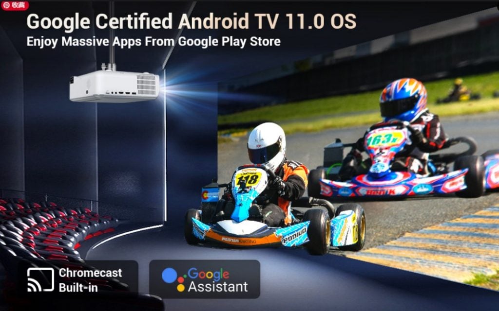 XGODY Sail1 HD — це розумний проектор Android TV 11 
