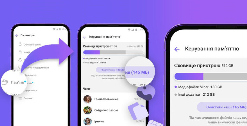У Viber з’явилась функція для економії сховища мобільного пристрою