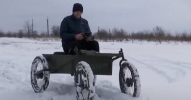 В Україні створено наземний дрон-камікадзе «Привид» із 200 кг вибухівки на борту