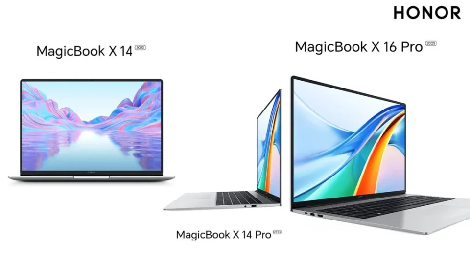 Випущені ноутбуки серії Honor MagicBook X 14/16 Pro