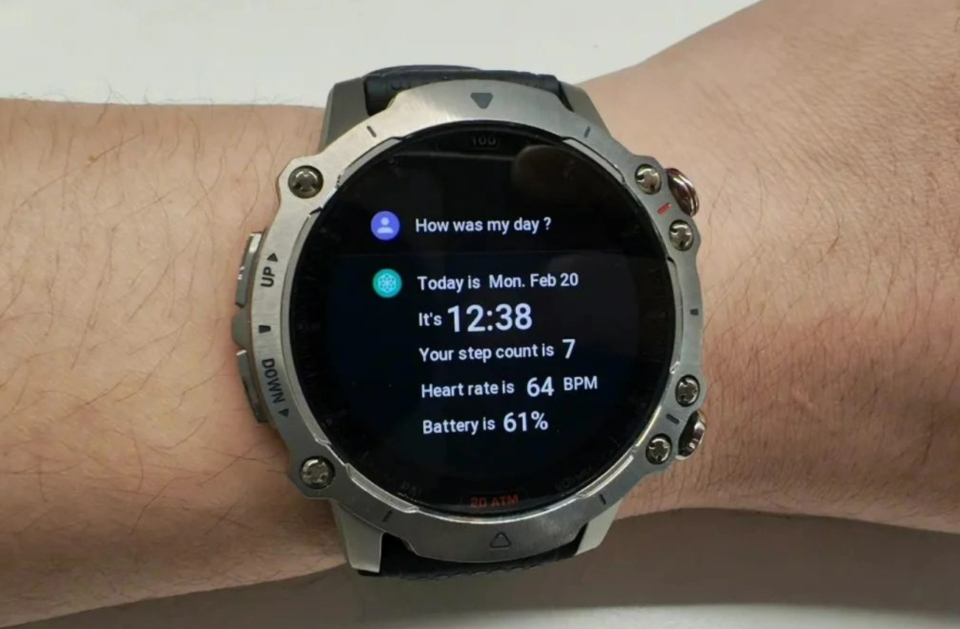 Amazfit анонсувала функції смарт-годинника на основі ChatGPT