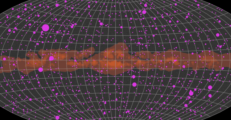 Ось як би виглядав Всесвіт, як би ми могли бачити гамма-промені