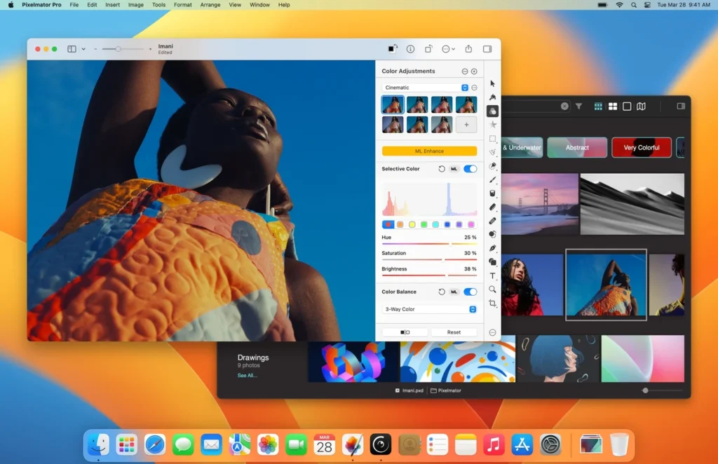 Додатки Peakto та Pixelmator Pro для MacOS тепер працюють разом
