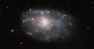 Телескоп Хаббл зробив приголомшливе зображення хаотичної спіральної галактики NGC 2276