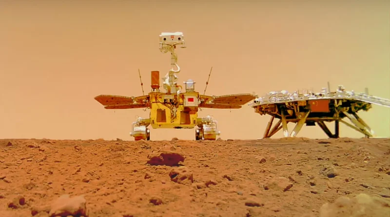 Китайський марсохід Zhurong завершив успішне випробування на поверхні Марса