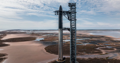Стартовий майданчик для космічних кораблів SpaceX наближається до завершення (фото)