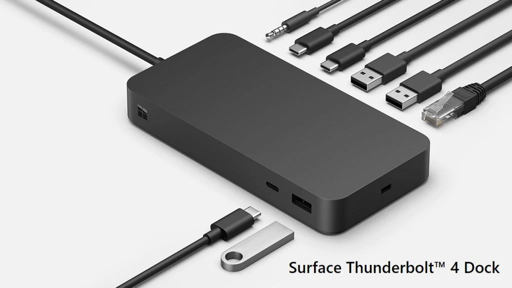 Microsoft запускає док-станцію Surface Thunderbolt 4 Dock для своїх ноутбуків Surface