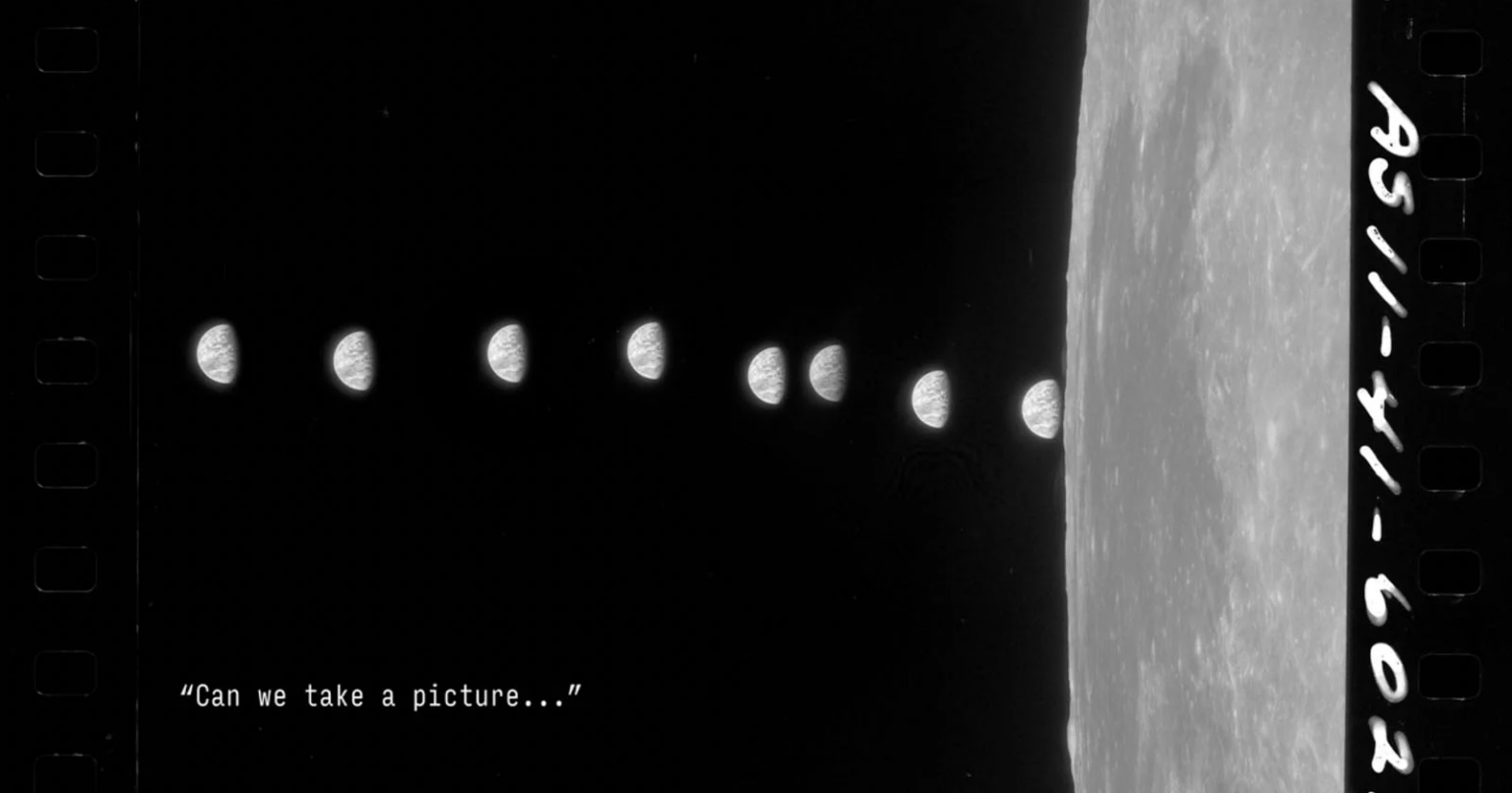 Послухайте, що говорили астронавти "Аполлона-11" під час зйомки знакових фотографій підйому Землі