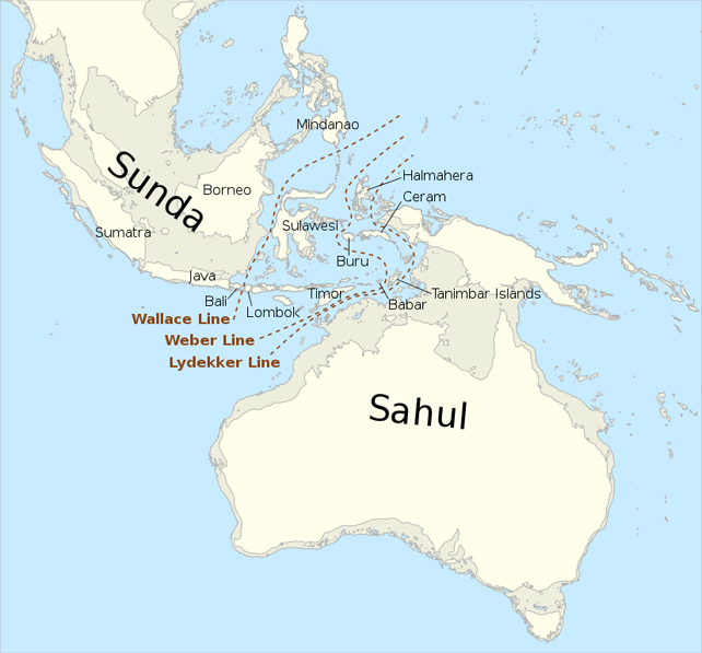 Карта Зонд і Сахул.