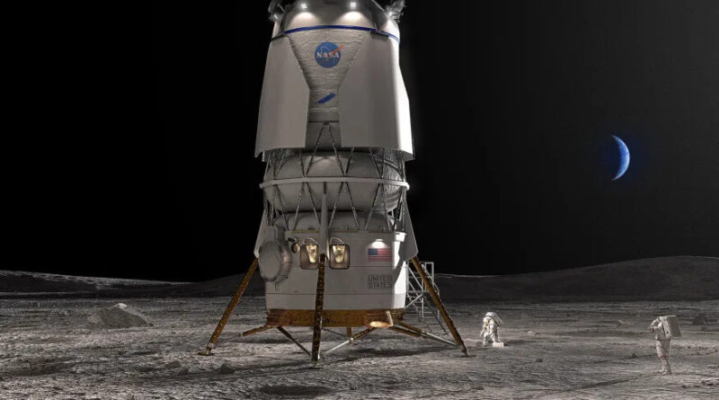 NASA обрала компанію Blue Origin для створення системи посадки на Місяць