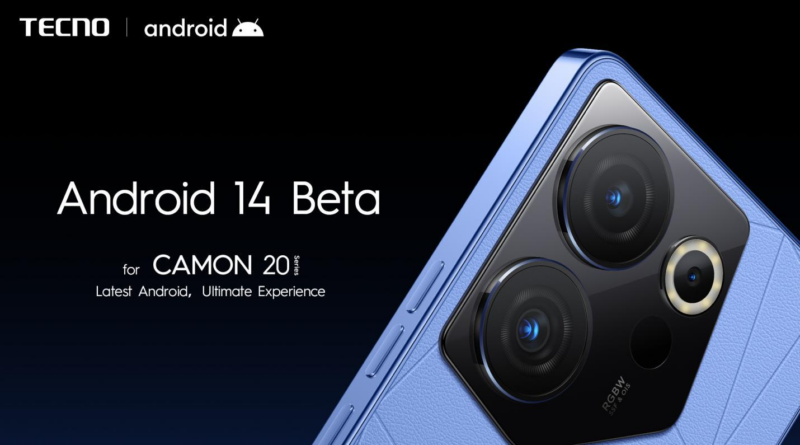 TECNO представляє бета-версію Android 14 для смартфонів серії CAMON 20