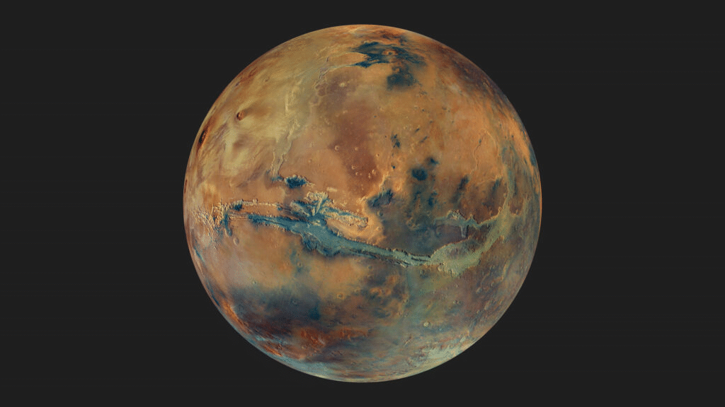Опубліковано новий портрет Марса, зібраний із 90 частин