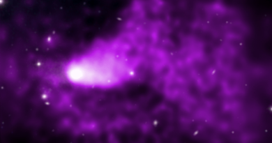 Телескоп Chandra зафіксував хвіст перегрітого газу довжиною 1,5 мільйона світлових років
