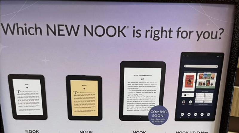 Barnes & Noble демонструє електронний рідер NOOK GlowLight 4 Plus із 7,8-дюймовим екраном E Ink
