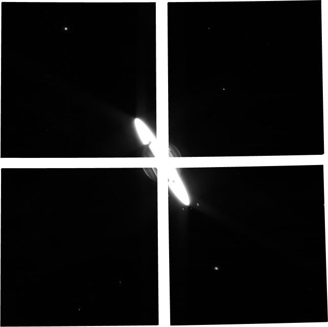 JWST показав свої перші необроблені зображення Сатурна