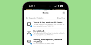 Додаток «Фото» на iPhone навчили перекладати інструкції з прання з етикеток одягу