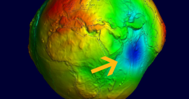 Вчені дізнались про походження великої гравітаційної діри в Індійському океані