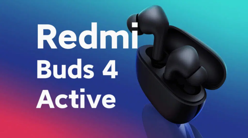 Xiaomi представила Redmi Buds 4 Active з 12-мм драйверами та водонепроникністю IPX4