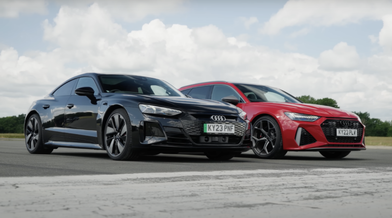 Журналисты устроили сражение двух Audi: RS 6 Avant Performance против RS e-tron GT