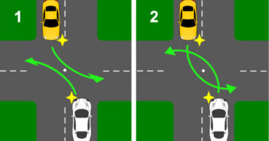Як правильно роз’їхатися з зустрічним авто на перехресті при одночасному повороті ліворуч