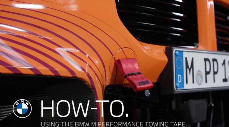 BMW показала власникам "емок", як користуватися буксирувальним тросом