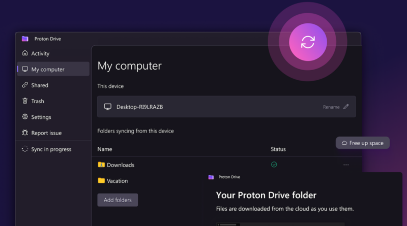 Хмарне сховище Proton Drive для Windows тепер доступне всім охочим