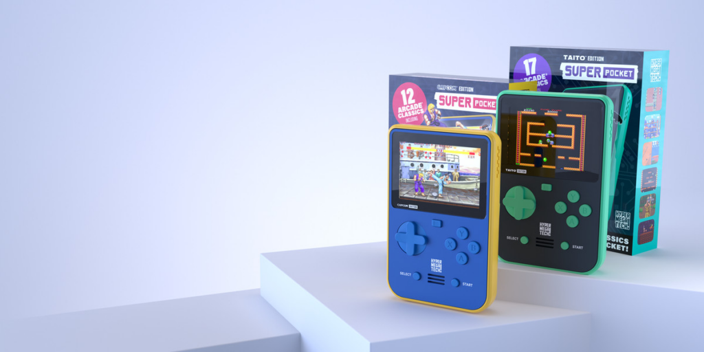 Представлено портативну ретро-приставку Super Pocket із вбудованими іграми